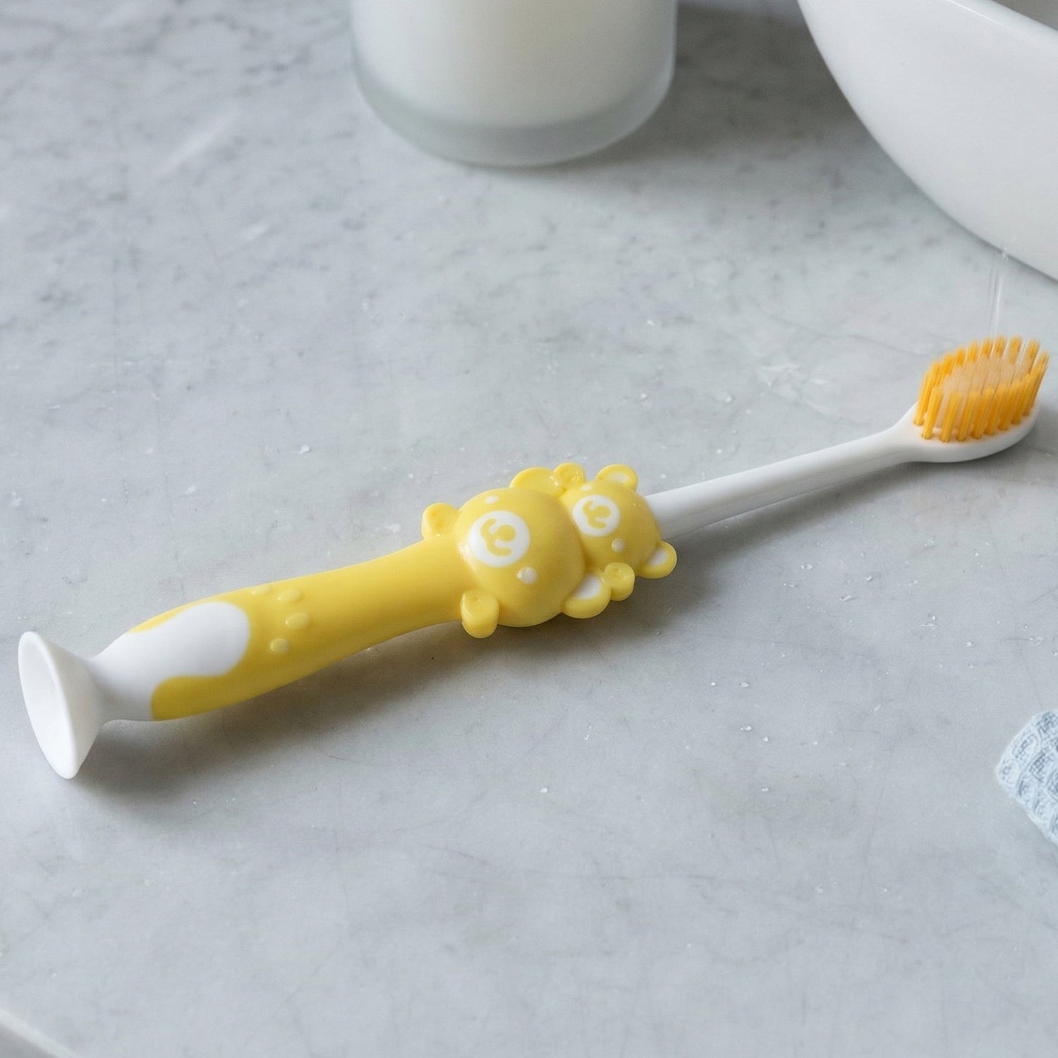 Kids Cartoon Design Toothbrush With Musical Whistle Set (2 Pc Set)