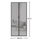  Magic Mesh Hands-Free Screen Door Instant Opening - comparison shot