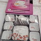 Hector High Quality Dinning Dinner  Pudding Set (9 Pcs Set)