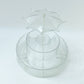 Spinning makeup and jewellery holder
