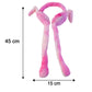 Led Light Soft Plush Winter Earmuffs With Cute Bunny Ears  Long Tails (1 Piece)