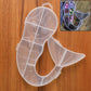 Mermaid-shaped plastic storage organizer box multi-compartment jewellery India