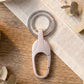 Durable Metal Keychain with Secure Clip (1 Pc)