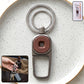 Premium Metal Key Holder with Secure and Stylish Keychain (1 Pc)