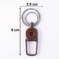 Premium Metal Key Holder with Secure and Stylish Keychain (1 Pc)