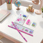 6-in-1 Student Stationery Combo Kit With Pencils Ruler And Pouch For Kids (1 Set)