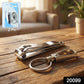 Stainless Steel Nail Clipper Set With Keychain Holder (2 Pc)