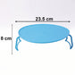 Decorative Non-Slip Plastic Serving Tray with Stand (1 Pc)