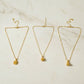 Stylish gold finish necklace accessory