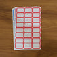 Multipurpose Writable Label Stickers (5 Sheets Set)