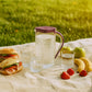Supermom Roma Plastic Jug With Glasses Combo Set (5 Pc)