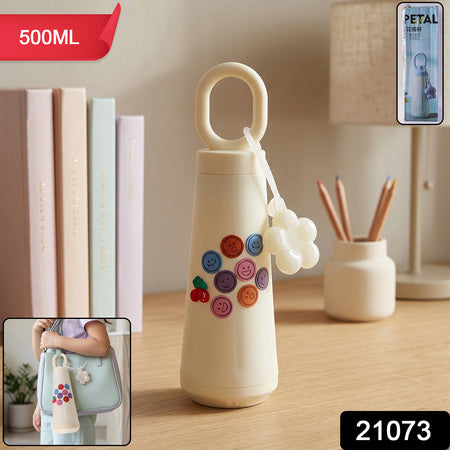 Portable And Stylish Water Glass Bottle (500 Ml)