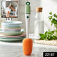 3 In 1 Carrot Bottle Cleaning Brush With Sponge For Cups And Flasks (1 Pc)