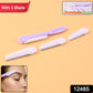 Eyebrow Facial Hair Razor With 3 Replaceable Blades