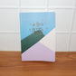 Hardcover Ruled Notebook, Diary & 200 Pages 21x15 cm (1 Pc)