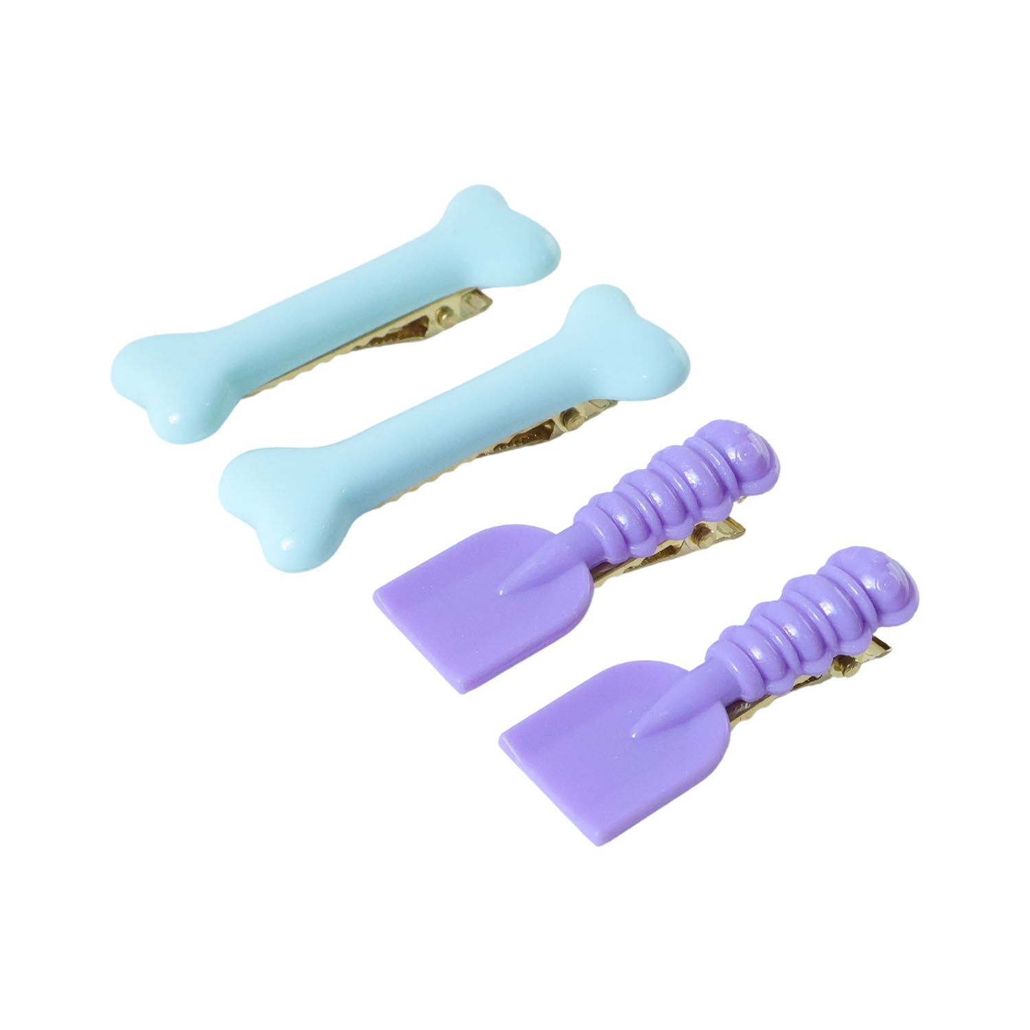 Cute Cartoon Hair Clip Set (4 Pc)