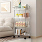 4 Layer Multipurpose Storage Trolley With Wheels