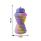 Silicone Style Collapsible Foldable Sports Water Bottle 600 Ml (1 Pc)