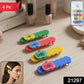 Cute Apple Design Hair Clip Set (4 Pc)
