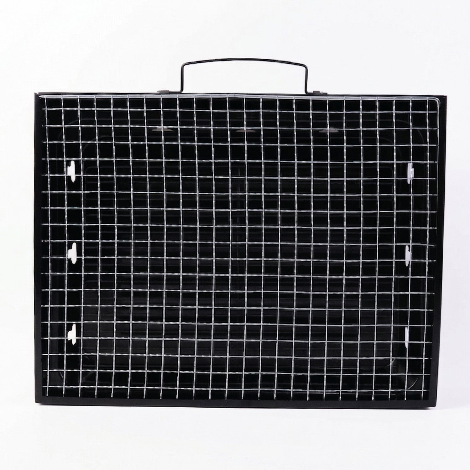 Portable Foldable Charcoal Bbq Grill With Grilling Mesh (1 Pc 36x27 Cm)