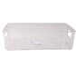 Crystal Clear Plastic Storage Box Organizer With Handle For Fridge Pantry (1 Pc)