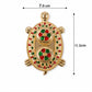 Tortoise Shaped Kankavati Kumkum Holder For Puja And Tilak Rituals (1 Pc)