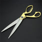 Stainless Steel Tailoring Scissor Sharp Cloth Cutting For Professionals  (Golden)