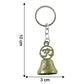 Om Symbol Temple Bell Metal Keychain (1 Pc)