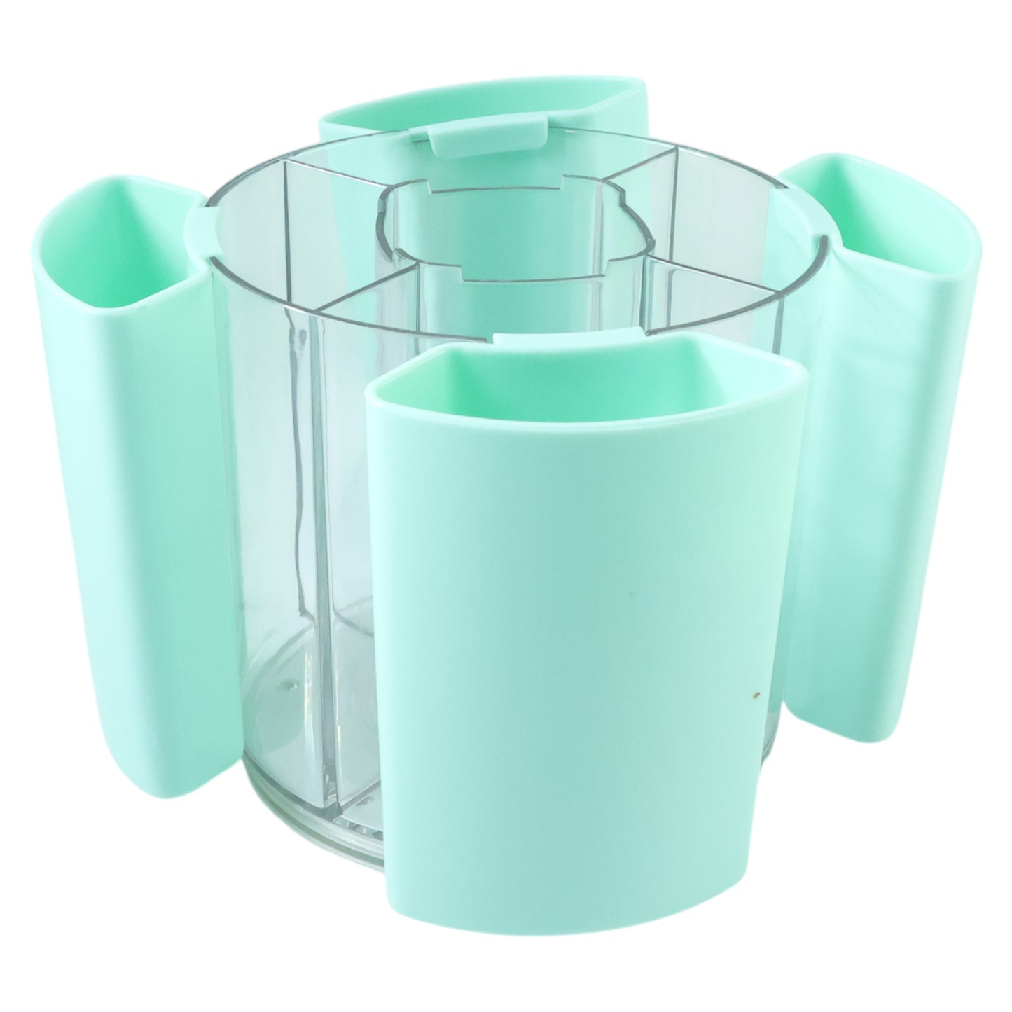Multipurpose 5 Compartment Rotating Pen Holder (1 Pc)