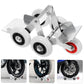 Heavy-duty Motorcycle Front Wheel Parking Roller Stand (1 Pc)
