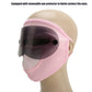 Reusable Soft Cloth Face Mask With A Removable Eye Shield And Ear Loops (1 Pc)
