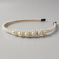 Pearl Beaded Designer Hairband for Women Stylish Headband (1 Pc)