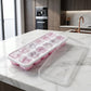 Multipurpose Plastic Ice Cube Tray With Lid (1 Pc, 14 Gride / Pink)