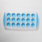 5353 Smart Push Pop Out Round  Shape Mini Ice Cube Trays With Flexible Silicone Bottom  Round Shape Silicone Chocolate Mold Maker Ice Cube Tray Freeze Mold
