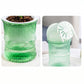 Self-Watering Bamboo Style Plastic Flower Pot with Cotton Wick (1 Pc)
