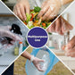 Disposable Clear Plastic Gloves (100  Pc, Medium)