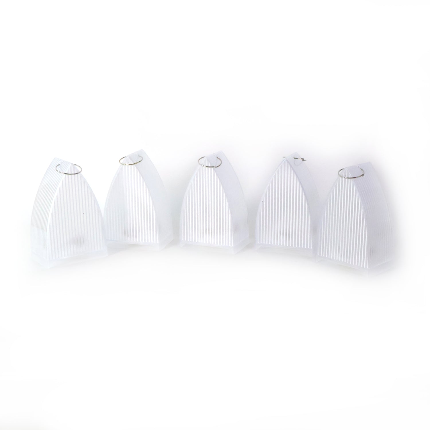 Led Flameless Decorative Lantern Lights - (5 Pc  Set)