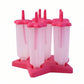 Plastic Ice Cream Molds with Lid (1 Set / 6 Pc)