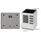 Multifunction Cube Digital Desk Clock With Pen Holder (1 Pc)