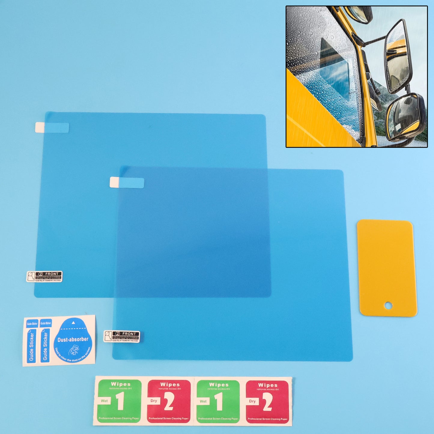 Mirror Protection Film Set (2-piece 2018 Cm)
