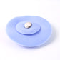 Creative 2-in-1 Blue Silicone Sewer Sink Sealer Cover Drainer (Multicolour  1 Pc)