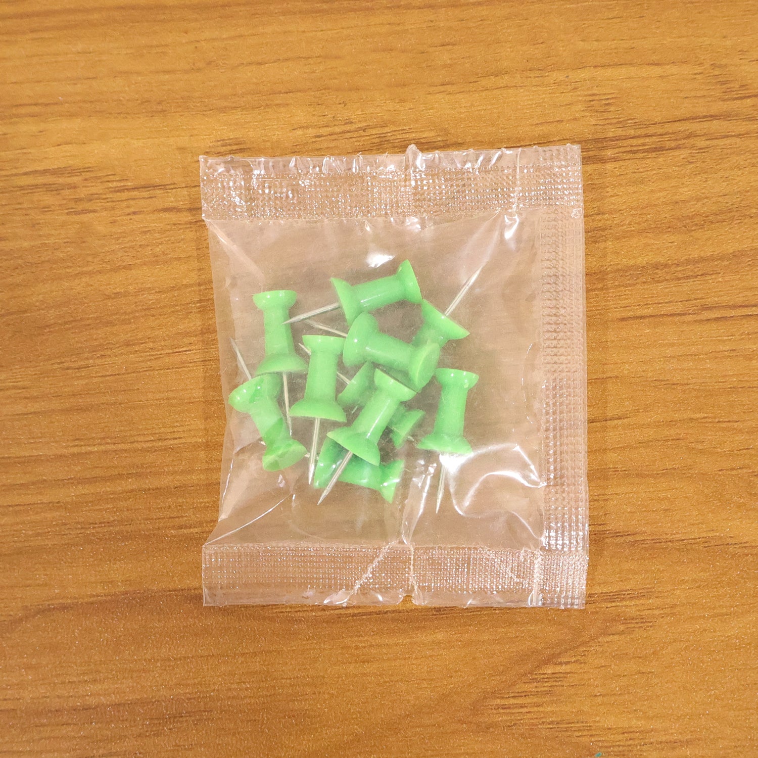 Green Plastic Push Pins Thumb Tacks For Notice Board (10 Pc)