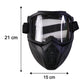Protective Bike Goggle Face Mask Detachable Riding Glasses Dust Proof (1 Pc)