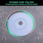Creative 2-in-1 Blue Silicone Sewer Sink Sealer Cover Drainer (Multicolour  1 Pc)