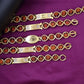 Gold Plated Designer Circular Bead Bracelet Rakhi For Brother (Mix Design  1 Pc)