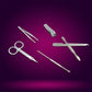 6729 Nail Scissors Professional Nail Clippers Kit Manicure Set 6 Pieces Top Grade Stainless Steel Grooming Kit For Travel Or Home Manicure Set (6 Pc Set)