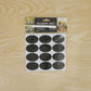 Oval Chalkboard Sticker Labels With Marker Pen Reusable Jar Labels (1 Set)