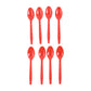 Reusable Home Dining Plastic Spoons (8 Pc)