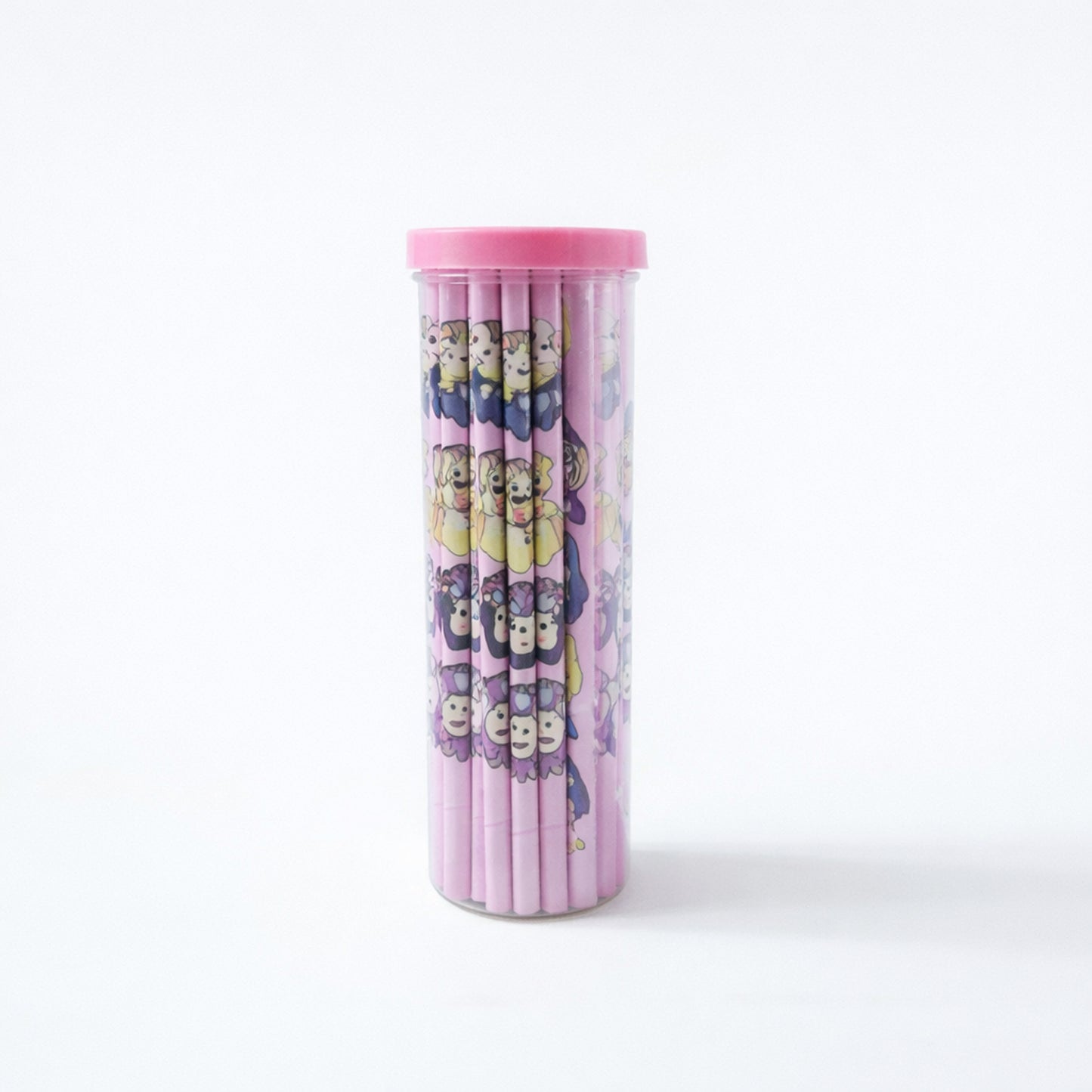 Cartoon Printed Wooden Pencil Set (50 Pc Pack)