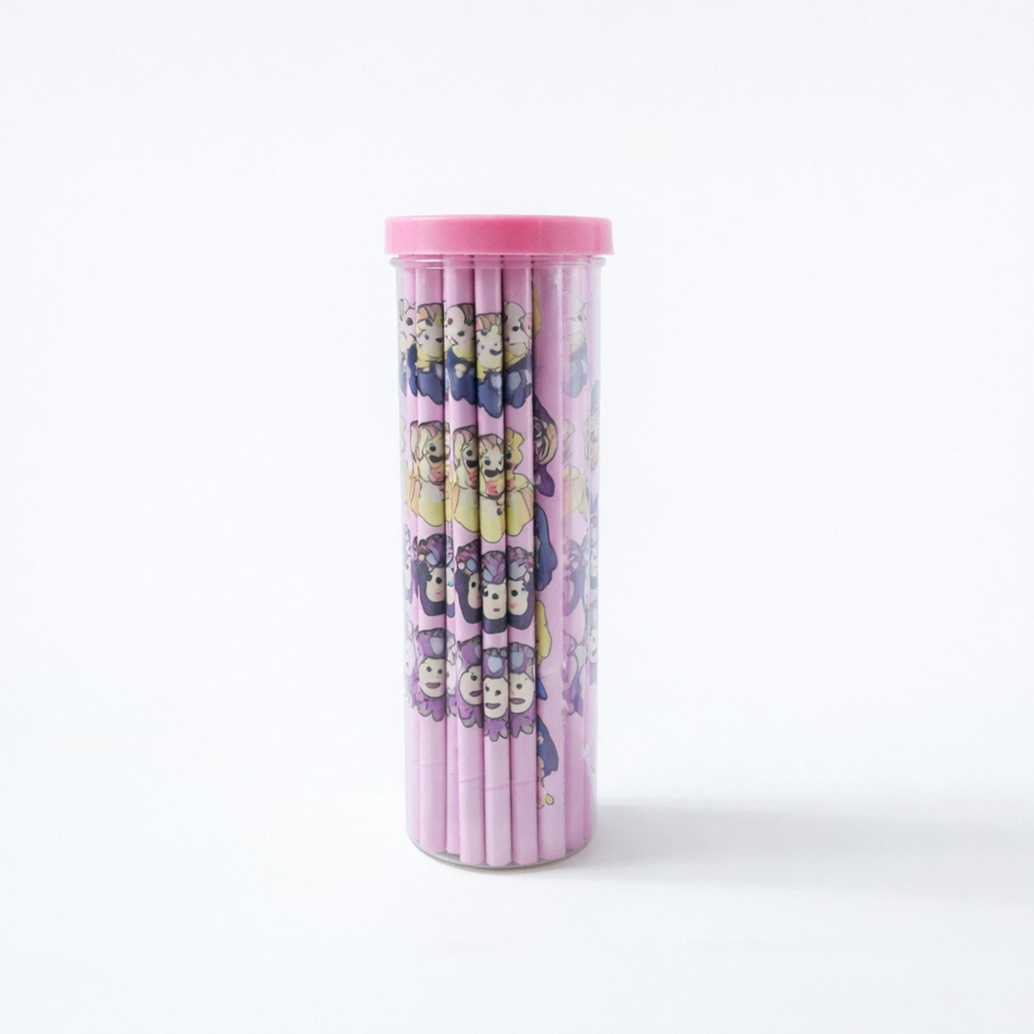 Cartoon Printed Wooden Pencil Set (50 Pc Pack)